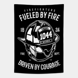 Fulled By Fire Driven By Courage Tapestry