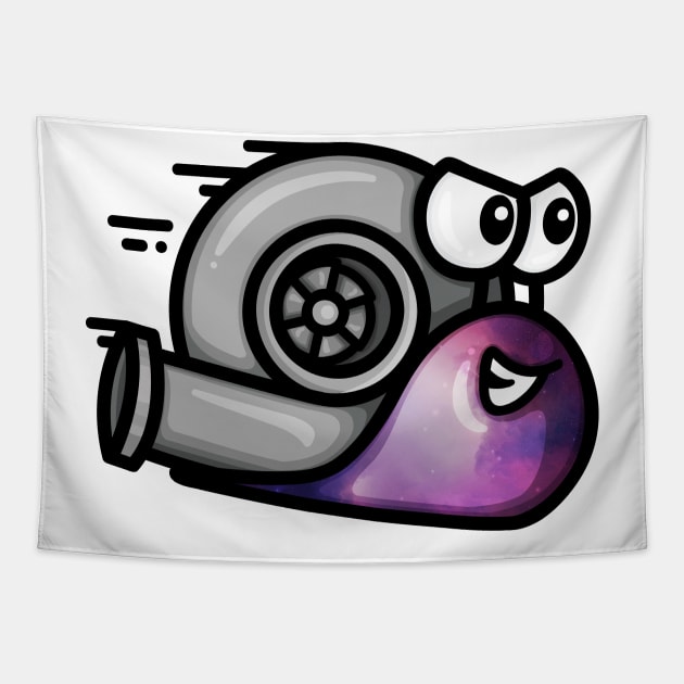 Turbo Snail - Galaxy Tapestry by hoddynoddy