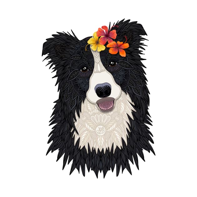 Tropical Border Collie Girl by ArtLovePassion