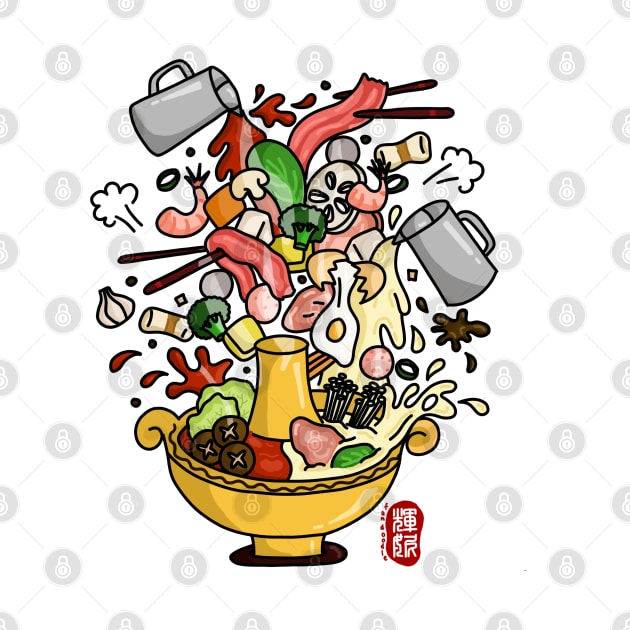 Hot Pot (colour) by Fan Doodle