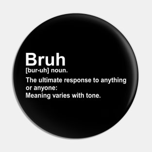 Bruh Definition Sarcastic Quotes Funny Pin