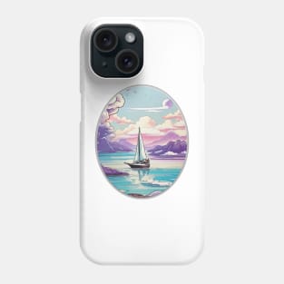 sail boat after storm Phone Case