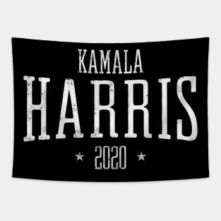 Kamala Harris Presidential race 2020 cool logo with distressed text Tapestry