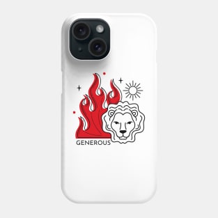 LEO - zodiac designs for t-shirts Phone Case