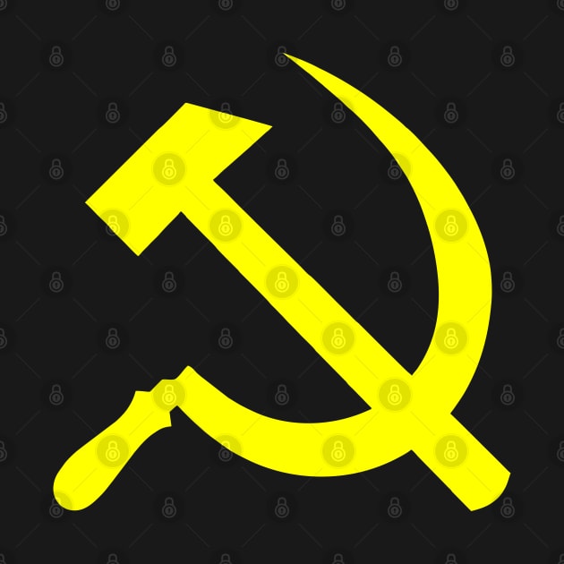 Hammer sickle yellow by BigTime