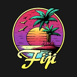 Fiji summer sunset Sun T-Shirt