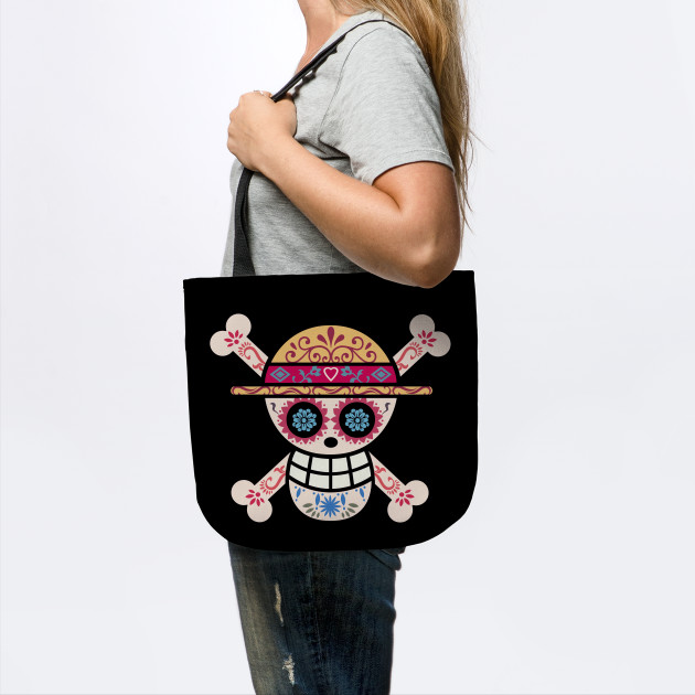 El Dia De Los Mugiwara Cool Colors Version One Piece Tote Teepublic