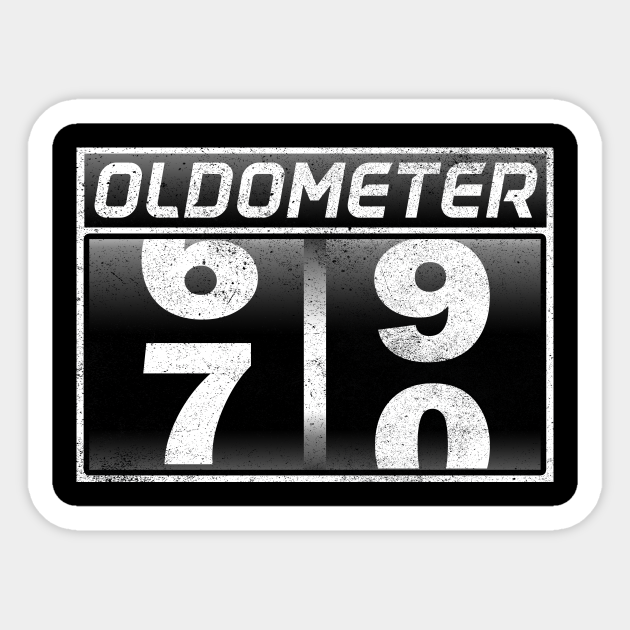 Oldometer 69-70 Awesome Since 1950 Funny 70th Birthday Gift - Oldometer ...