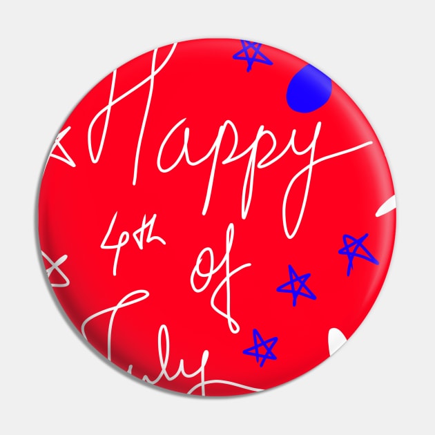 happy red 4th july design Pin by Artistic_st