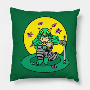 Cool cartoon warrior Pillow