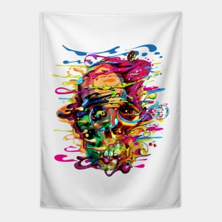 psycho skull Tapestry