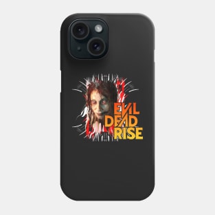 Evil Dead Rise Movie 2023 graphic design by ironpalette Phone Case