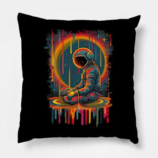 Melting Astronaut Pillow