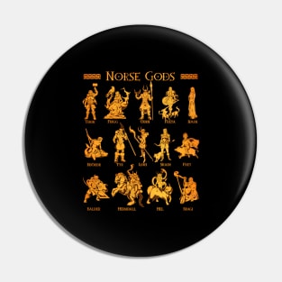 Norse gods Pin