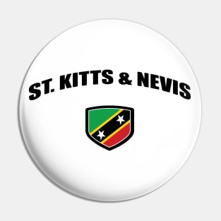 St Kitts and Nevis National Flag Shield Pin