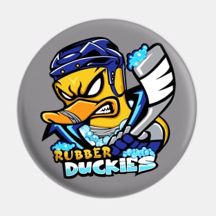 Rubber Duckies Hockey Team Pin