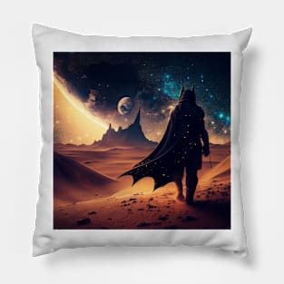 Desert Space Warrior 2 Pillow