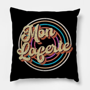 vintage circle line color Mon Laferte Pillow