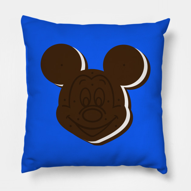 Mickey Ice Cream Sandwich Mickey Mouse Pillow Teepublic