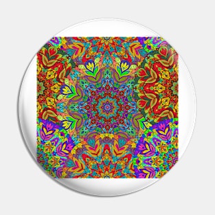 pattern with colored mandala Pin