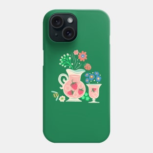 Strawberry Lemonade Jug Phone Case