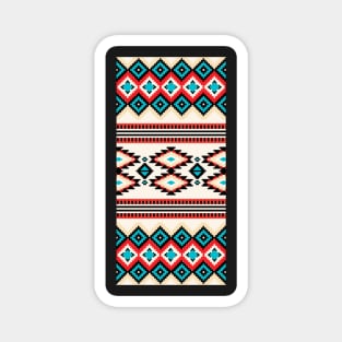 Colorful Geometric Pattern Phone Case 9 Magnet