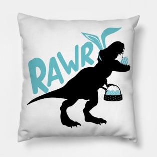 Happy EastRawr Pillow