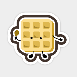 Waffle N' Chicken Magnet