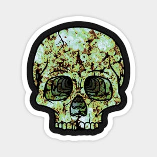 Floral Skull Magnet