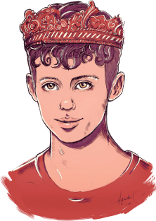 Troye Sivan With a Crown Fan Art Magnet