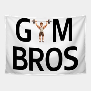 gym bros black Tapestry