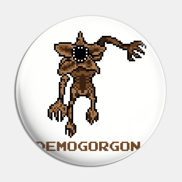 Demogorgon Pixel Character Pin by Rebus28