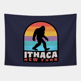 Ithaca New York Bigfoot Sasquatch Finger Lakes Tapestry