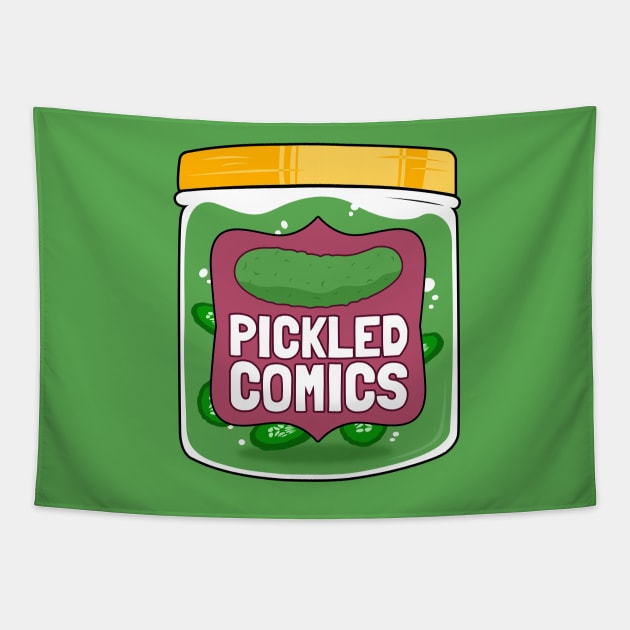 Pickled Comics Jar Tapestry by PickledComics