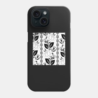 Print with Rose Inspired by Ukrainian Traditional Embroidery Phone Case