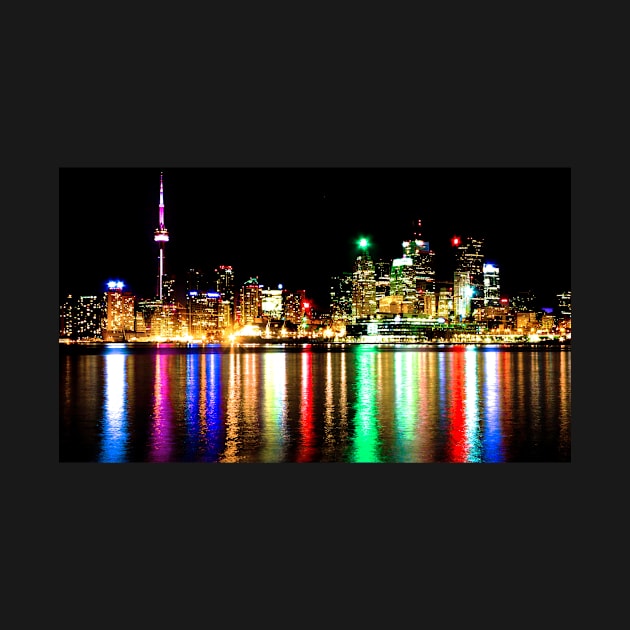 Toronto Skyline Night by learningcurveca