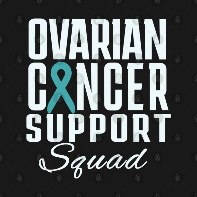 Ovarian Cancer Support Squad by Quincey Abstract Designs