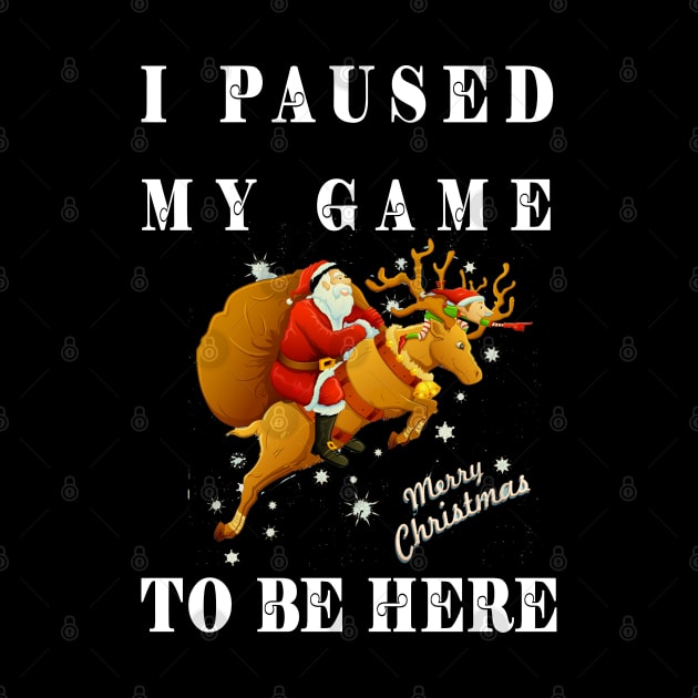 I Paused My Game To Be Here by baha2010