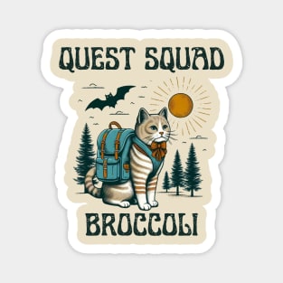 Quest Fantasy Squad Broccoli Cat Adventure Magnet