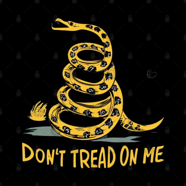 Don't trade on me , Gadsden flag snake freedom design by Nasromaystro