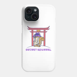 Secret Squirrel Retro Japanese Phone Case