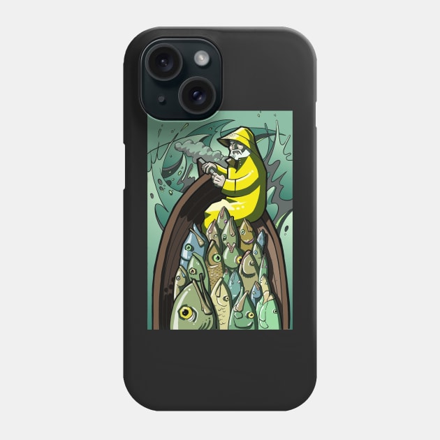 Fish On or Gorton Returns Phone Case by grosvenordesign