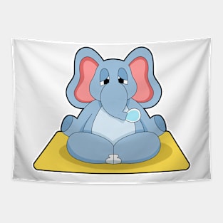 Elephant Yoga Meditation Tapestry