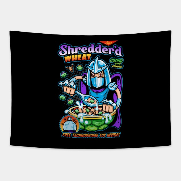 Shreddered Wheat Tapestry by harebrained