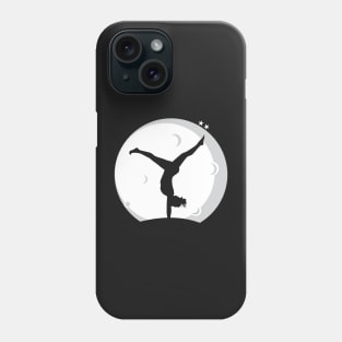 Handstand Gymnastics Moonlight Silhouette For Gymnasts Phone Case