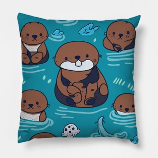 Cute Otter Pillow