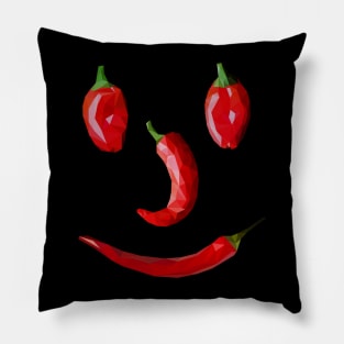 Spicy Red Chili Face Pillow