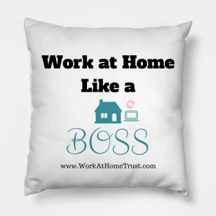 Work at Home Like a BOSS Pillow