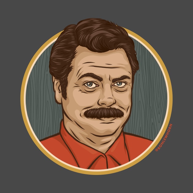 Ron Swanson by Ronlewhorn Industries