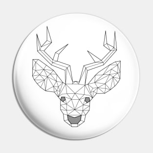 abstract deer Pin